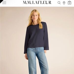 MM Lafleur Black Sweatshirt